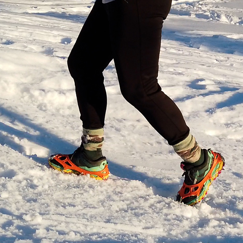 Idéal pour la marche sur neige et glace